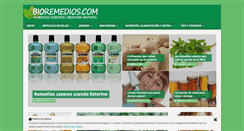 Desktop Screenshot of bioremedios.com