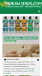 Mobile Screenshot of bioremedios.com